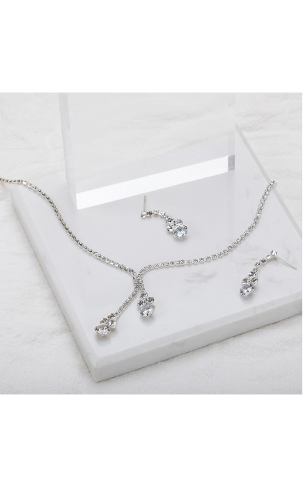 Ladies' Vintage Alloy With Irregular Rhinestone Jewelry Sets