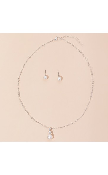 Ladies' Elegant Alloy With Irregular Cubic Zirconia Jewelry Sets