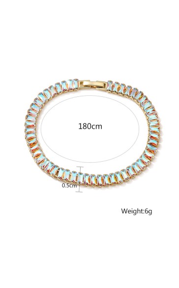 Elegant/Beautiful/Classic/Pretty/Attractive Alloy With Square Rhinestone Bracelets