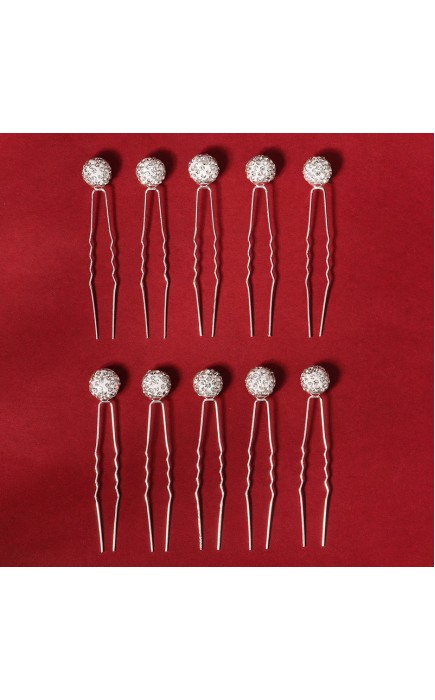 Hairpins/Headpiece Unique/Stylish/Shining/Amazing/Pretty/Romantic (Set of 10)